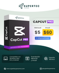 Suscripción CapCut Pro Original – Licencias de 1 Mes, 6 Meses y 1 Año (Activación Inmediata)